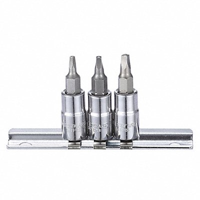 WESTWARD 54TP01 SocketBt St Stl StSz 1/4 in DrSz 1/4 in