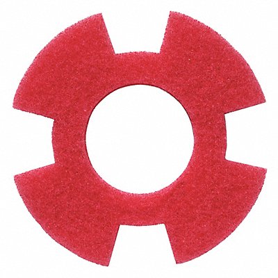 I-MOP 1234346 Scrubbing Pad 8 1/2 in Dia Red PK10