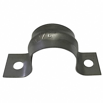GRAINGER GA75PS Pipe Strap Two-Hole Steel 3/4 Pipe Size