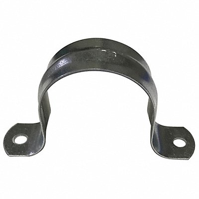 GRAINGER GA150PS Pipe Strap Two-Hole Steel 1 1/2 PipeSize