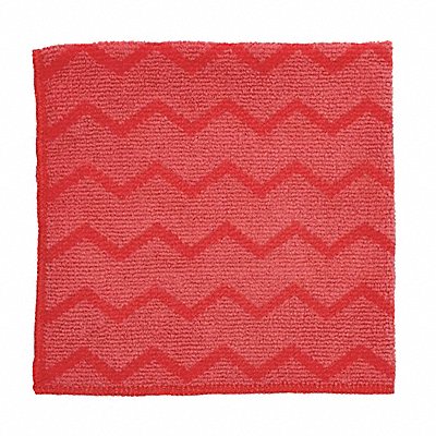 RUBBERMAID COMMERCIAL PRODUCTS fgq62000rd00 Microfiber Cloth 16 x 16 Red 1/EA