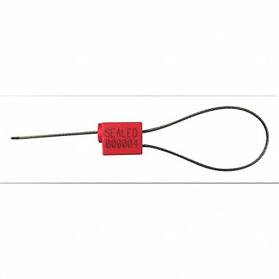 TYDENBROOKS V4713012101GRAI 1/16 Cable Seals Red Plastic PK100