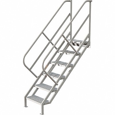 TRI-ARC WISS106246 Stair Unit Steel 6 Steps 450 lb Ld Cap.
