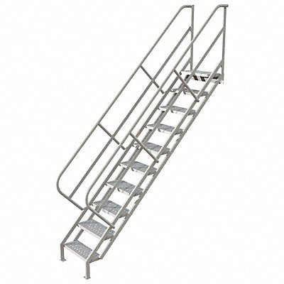 TRI-ARC WISS110246 Stair Unit Steel 10 Steps 450 lb Ld Cap.