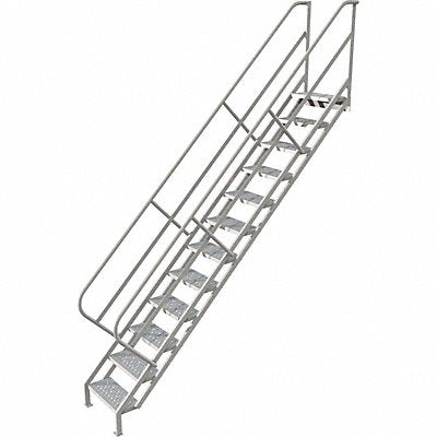 TRI-ARC WISS112246 Stair Unit Steel 12 Steps 450 lb Ld Cap.