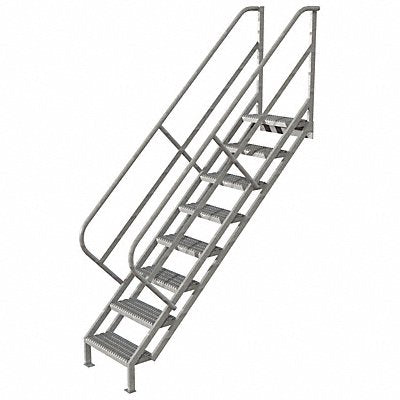 TRI-ARC WISS108242 Stair Unit Steel 8 Steps 450 lb Ld Cap.