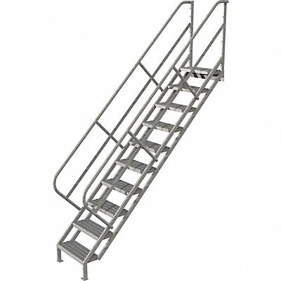 TRI-ARC WISS110242 Stair Unit Steel 10 Steps 450 lb Ld Cap.