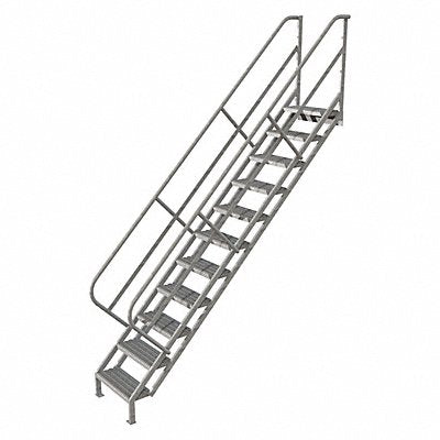 TRI-ARC WISS111242 Stair Unit Steel 11 Steps 450 lb Ld Cap.