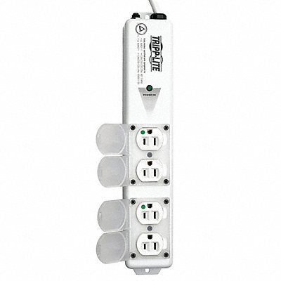 TRIPP LITE PS406HGULTRA Outlet Strip 4 Outlet 15A 13-3/4 L Wht