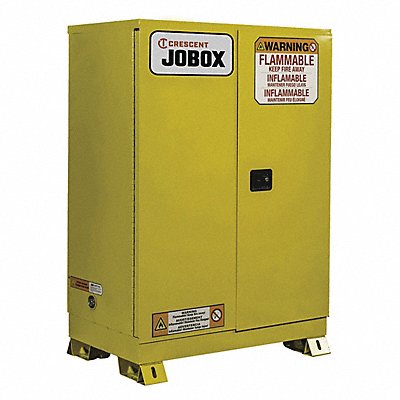 CRESCENT JOBOX 1756640 Safety Cabinet 45 gal Cap. 66-23/32 H