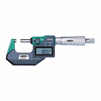 INSIZE 310850A Electronic Outside Micrometer Ratchet