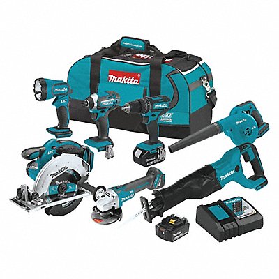 MAKITA XT706 Cordless Combination Kit 7 Tools 18V DC
