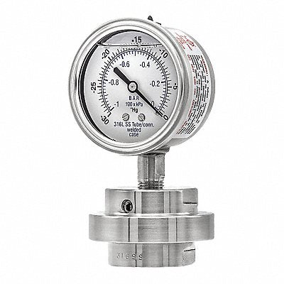 PIC GAUGES 301L254A3JJJ200 Vacuum Gauge General Purpose 2-1/2 Dial