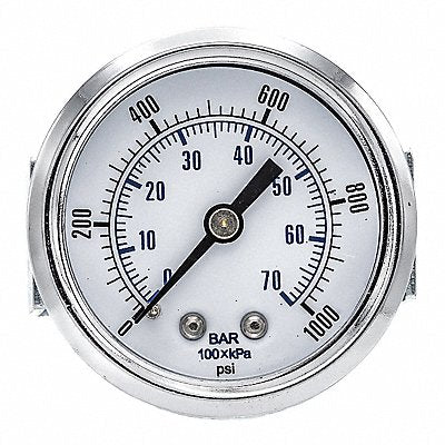 PIC GAUGES 103D204M Pressure Gauge General Purpose 2 Dial