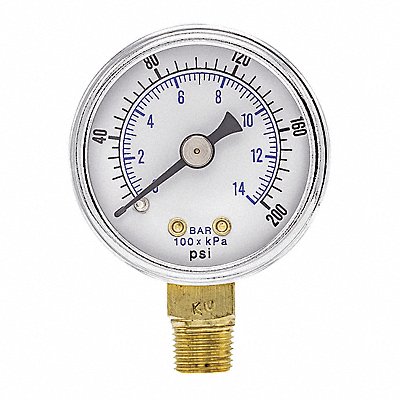 PIC GAUGES 101D158G Pressure Gauge Nominal 1-1/2 Dial