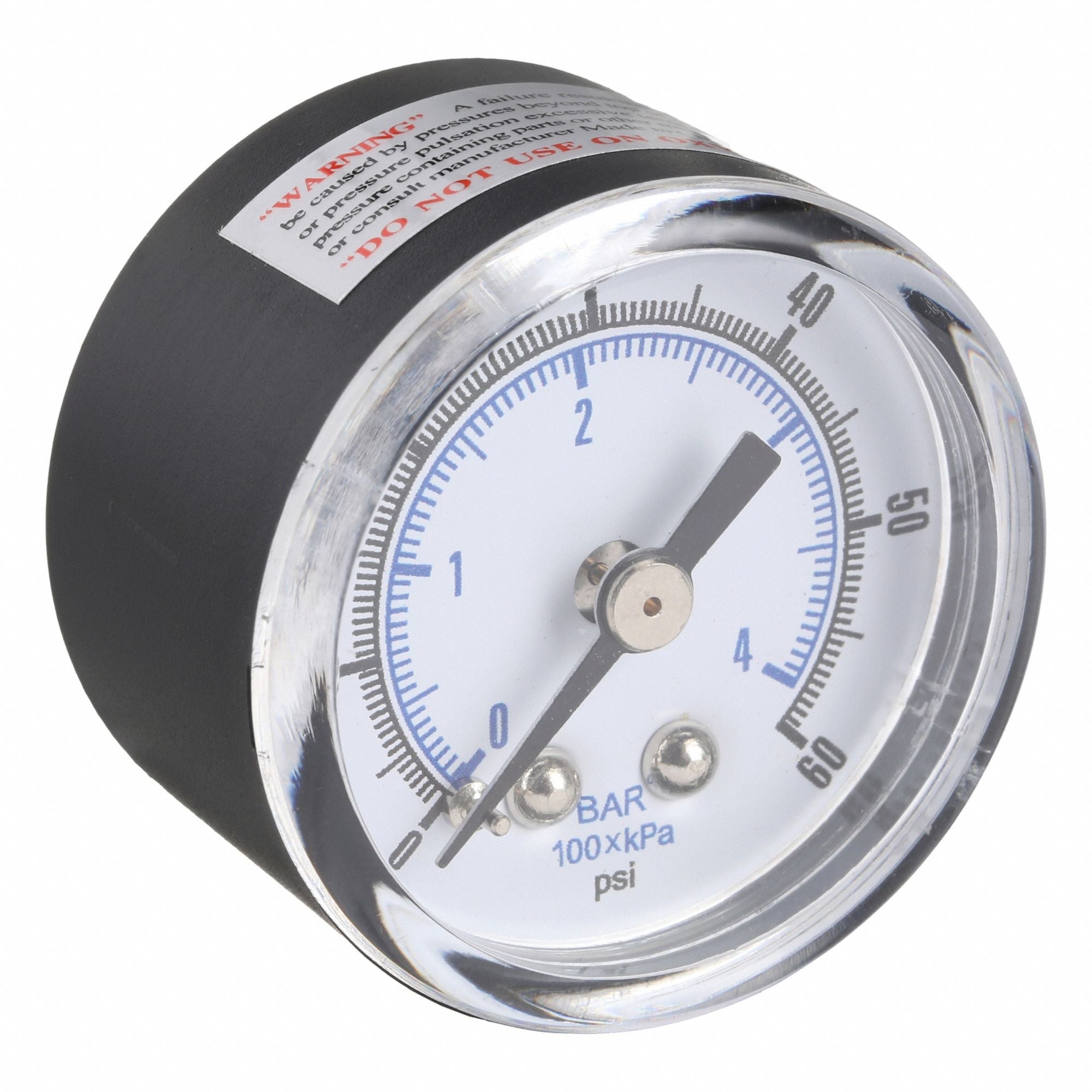 PIC GAUGES SEP102D158DBSPT Pressure Gauge Nominal 1-1/2 Dial