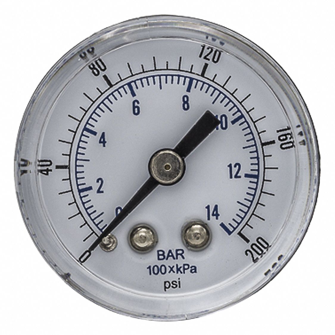PIC GAUGES SEP102D158GBSPT Pressure Gauge Nominal 1-1/2 Dial