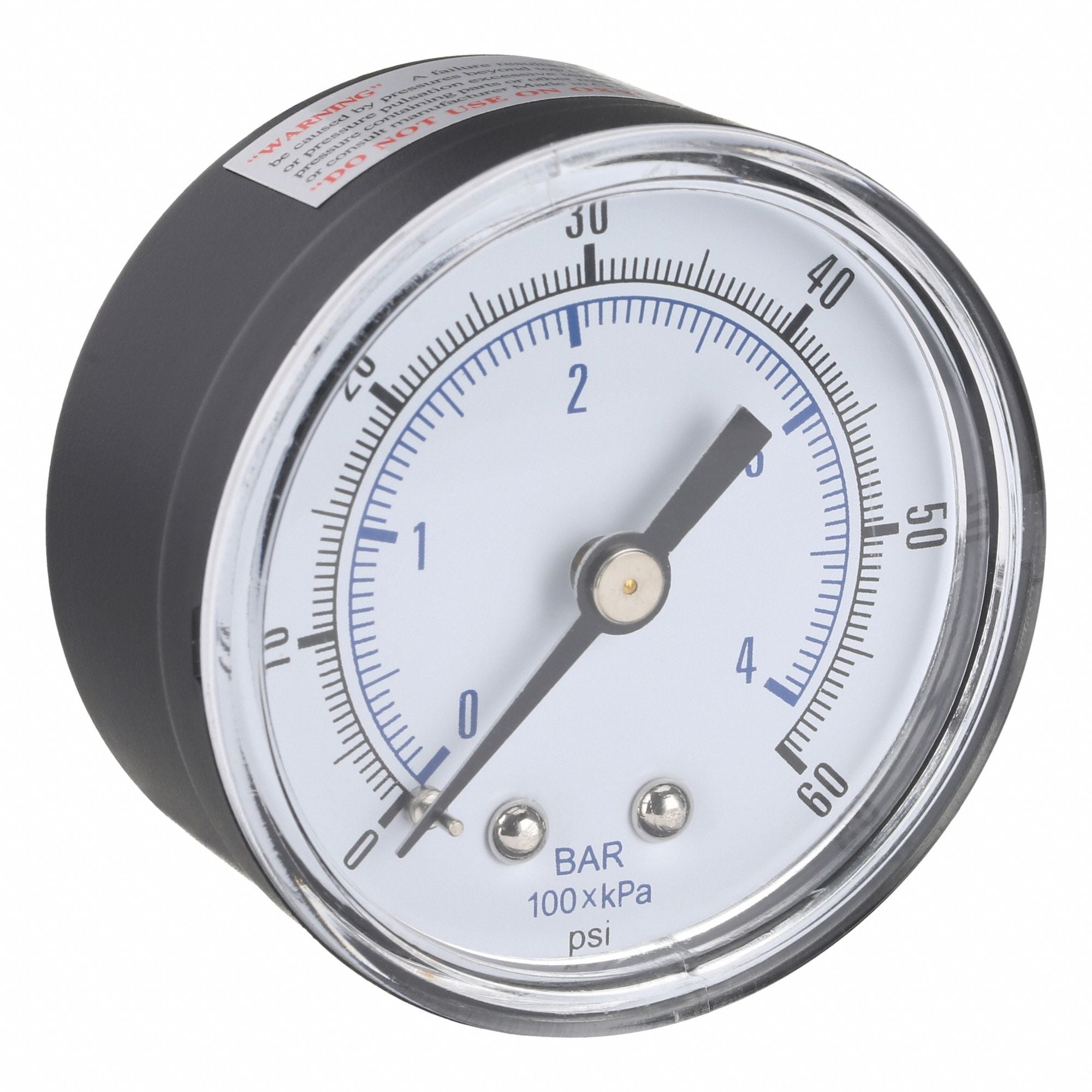 PIC GAUGES SEP102D204DBSPT Pressure Gauge General Purpose 2 Dial