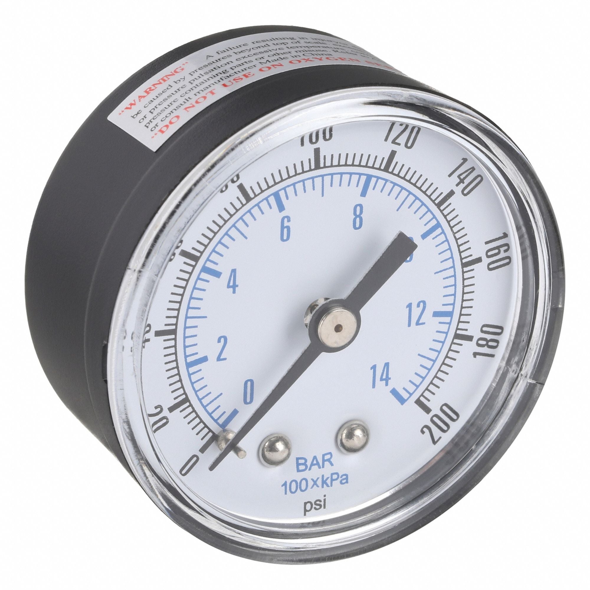 PIC GAUGES SEP102D204GBSPT Pressure Gauge General Purpose 2 Dial