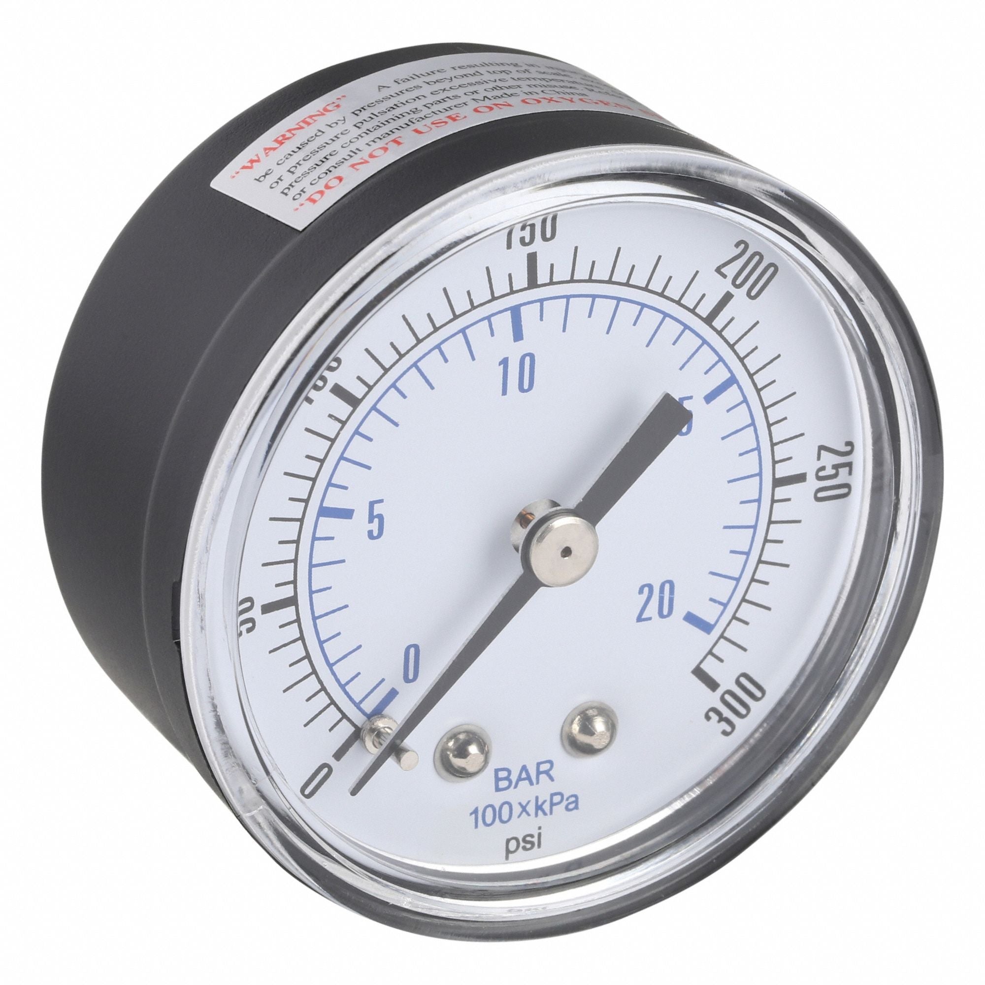PIC GAUGES SEP102D204HBSPT Pressure Gauge General Purpose 2 Dial