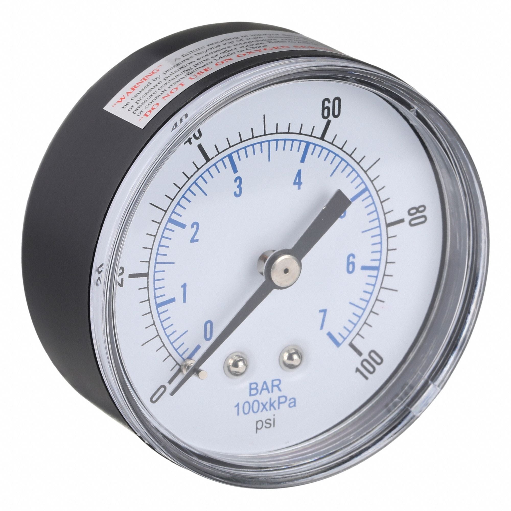 PIC GAUGES SEP102D254GBSPT Pressure Gauge Nominal 2-1/2 Dial