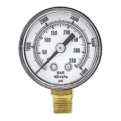 PIC GAUGES SEP101D158R Pressure Gauge Nominal 1-1/2 Dial