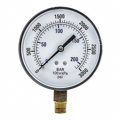 PIC GAUGES SEP101D354P Pressure Gauge Nominal 3-1/2 Dial