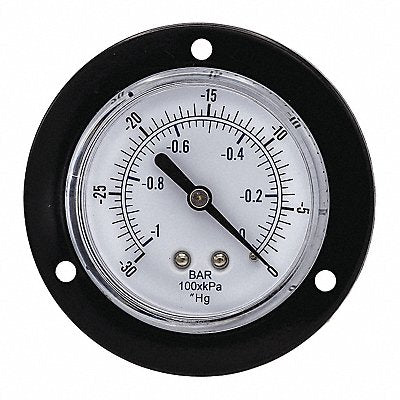PIC GAUGES 104D258A Vacuum Gauge General Purpose 2-1/2 Dial