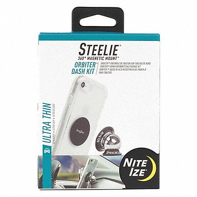 NITE IZE STODK01R8 Cell Phone Car Mount Kit Black/Silver