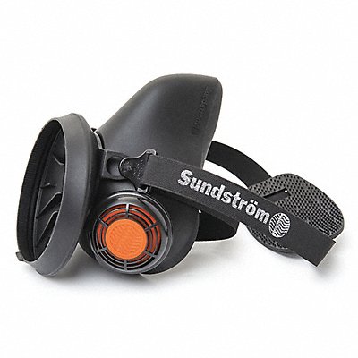 SUNDSTROM SAFETY H012821 Half Mask Respirator Silicone Black