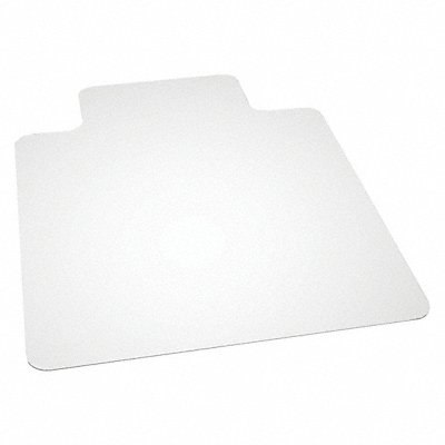 SKILCRAFT 7220020000000 Chair Mat Rectangle Clear 45 x 53