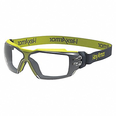 HEXARMOR 112300104 Safety Glasses Clear Lens Full-Frame