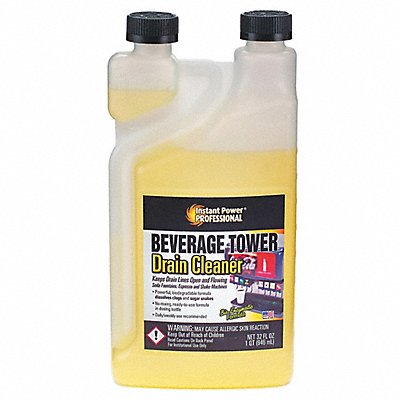 INSTANT POWER PROFESSIONAL 8821 BevTowerDrainClnr Ptn Meas Btl 32 oz Liq