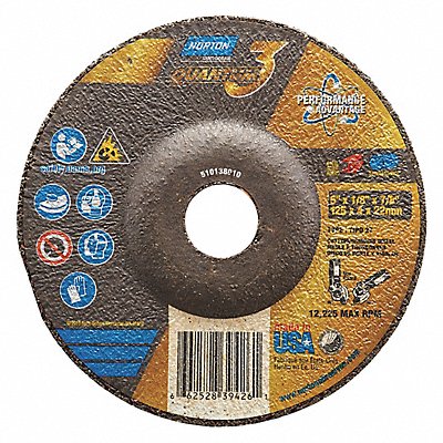 NORTON 66252839426 Cut Off Grinding Wheel 7/8 CN Unthreaded Hole
