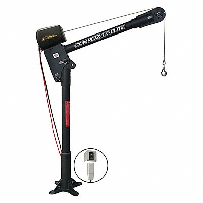 OZ LIFTING PRODUCTS OZCF1200DAVDCW Davit Crane 1200 lb 20in to 42in Reach