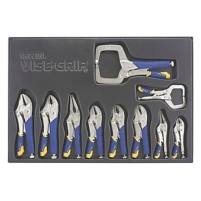 IRWIN IRHT82596 Locking Pliers Set 10 pcs. 3/8 W Jaw
