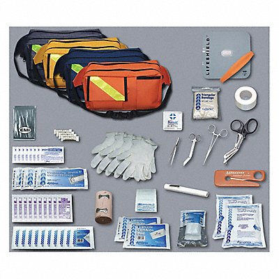 EMI 859 Trauma Pac(TM) 81 Components Black Color