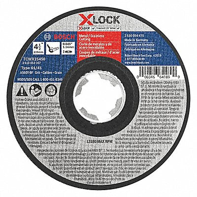 BOSCH TCWX1S450 Abrasive Cut Off Wheel 60 Grit