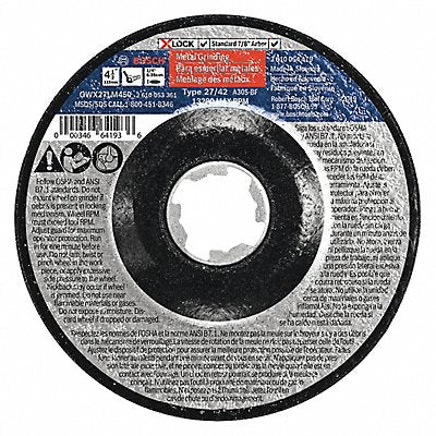 BOSCH GWX27LM450 Abrasive Cut Off Wheel 30 Grit