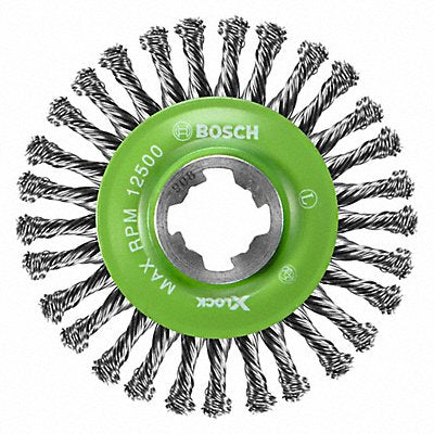 BOSCH WBX409 Wire Wheel Brush 4-1/2 Dia Brush