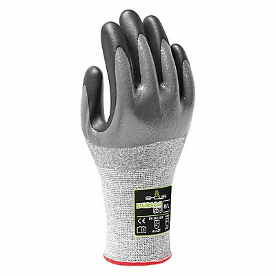 SHOWA 576XXL10 Coated Gloves Black/Grey 2XL PR