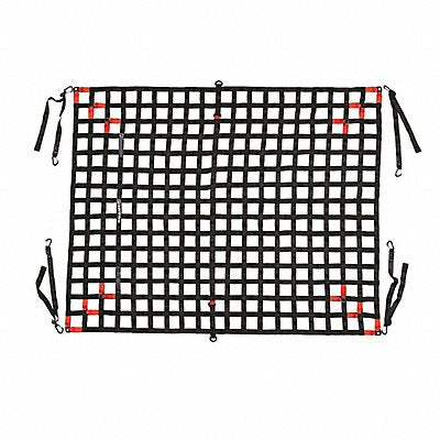 QUARANTINE RESTRAINTS QABFB1 Cargo Net 400 lb/in Polyester Black