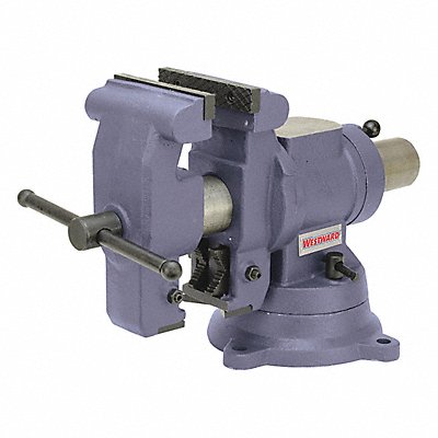 WESTWARD 54ZV76 Multi-Jaw Rotat.Vise Serrated Jaw 7.75 L