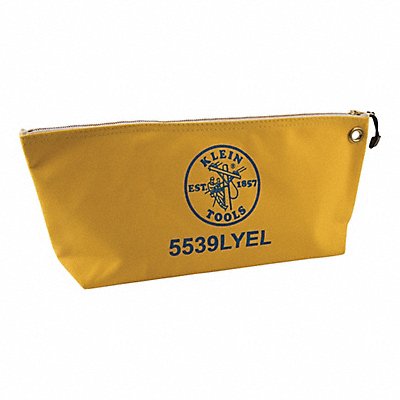 KLEIN TOOLS 5539LYEL Canvas Tool Bag with Zipper Yellow