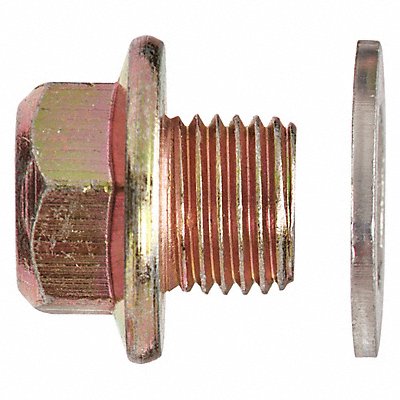 SUR R DP335 Oil Drain 1-1/2 Dia 3 W Metal PK5
