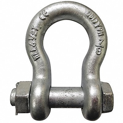 GRAINGER 55AY30 Anchor Shackle 13 000 lb Carbon Steel