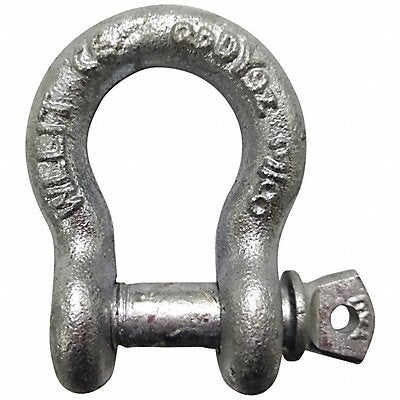 GRAINGER 55AY07 Anchor Shackle 2 000 lb Carbon Steel