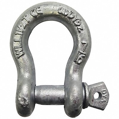 GRAINGER 55AY13 Anchor Shackle 3 000 lb Carbon Steel