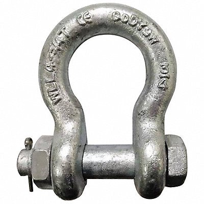 GRAINGER 55AY29 Anchor Shackle 9 500 lb Carbon Steel