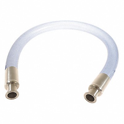 CONTINENTAL NTF10010TCG Food Grade Hose 1 ID x 10 ft Clear